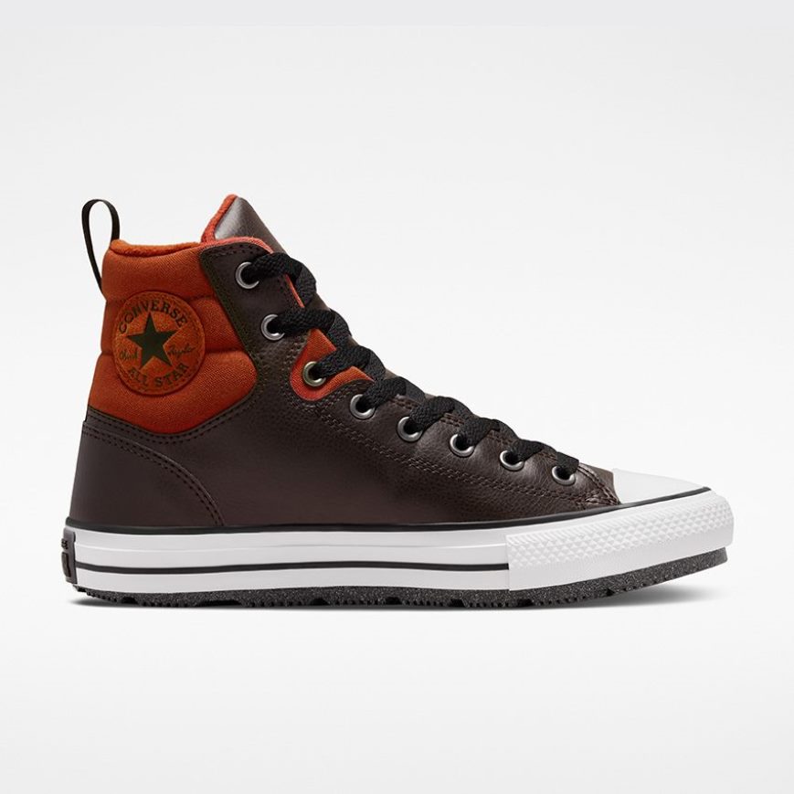 Botas de Invierno Converse Chuck Taylor All Star Berkshire Water Resistant Altas Hombre Marrones Naranjas Negras | PE 254LE8